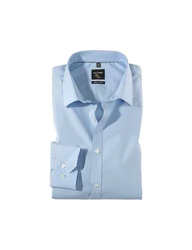 Camicia business super slim blu 40 - Olymp No.6 - FashionsVida