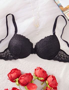Pieza Sujetador de Mujer con Aros, Taza Gruesa y Acolchada, con Efecto Push-Up