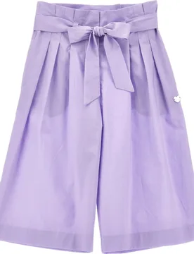 Pantaloni 0065 Glicine Cropped 17C407 3117 - Monnalisa - FashionsVida
