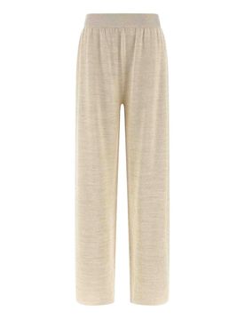 Pantaloni con filo di lana