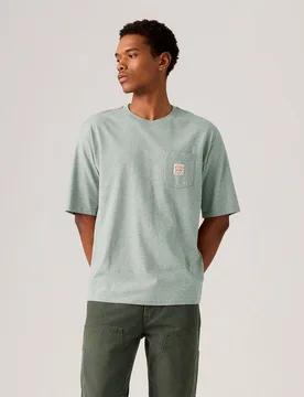 Camiseta de hombre de manga corta con cuello redondo - Levi's - FashionsVida
