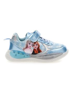 Sneakers azzurre con luci D14467 27
