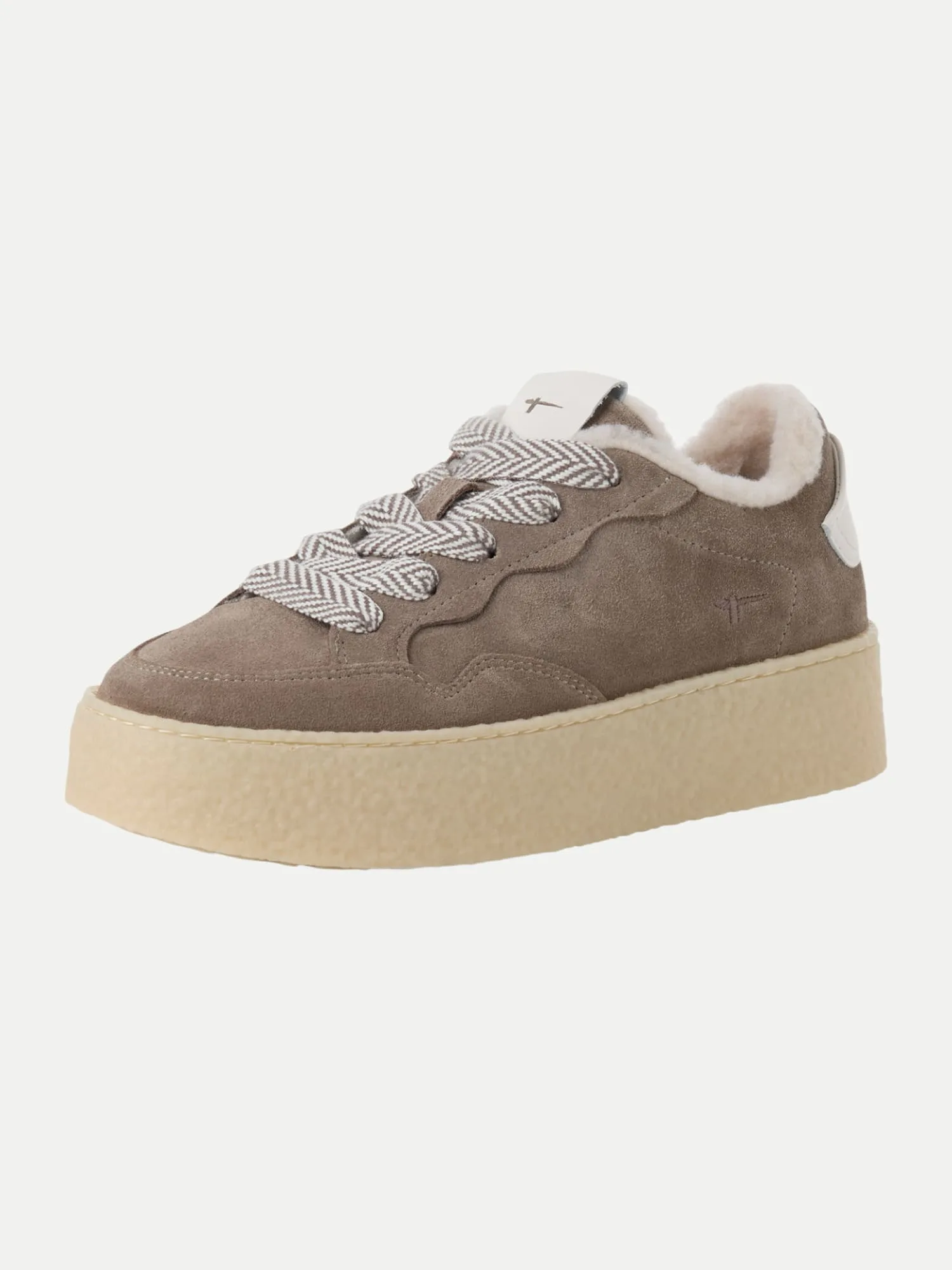Sneaker mit Teddy-Futter Braun 39 - Tamaris - FashionsVida
