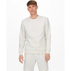 Only & Sons - Sudadera de hombre con cuello redondo