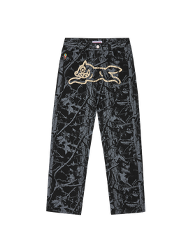 Tree Camo Double Scoop Denim Pants