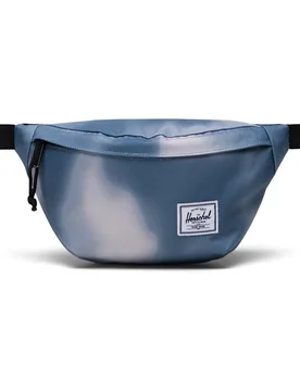 Riñonera de hombre de tejido reciclado azul con cremallera - Herschel - FashionsVida