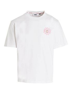Gcds Strano surfista in T-shirt
