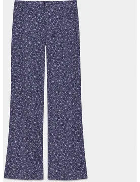Pantalón de mujer de vestir estampado flores - Noon - FashionsVida