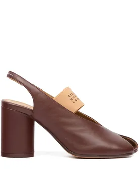 Sandalo marrone donna slingback anatomic numeric - MM6 Maison Margiela - FashionsVida