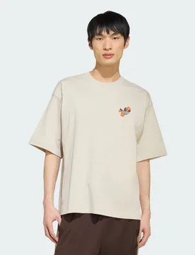 T-SHIRT GRAFICA 70S FLORAL L Alumina - Adidas - FashionsVida