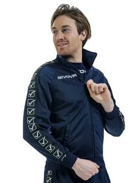 Veste Tricot Band Blue L - Givova - FashionsVida