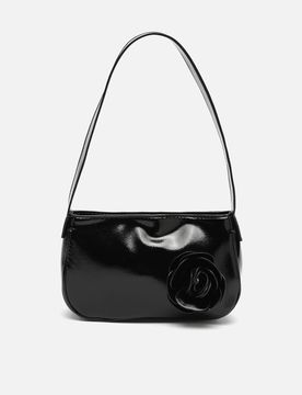 Zolu kleine Party-Schultertasche mit Blumen-Detail ED