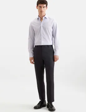 Regular Chino Uni Grau 46 - Seidensticker - FashionsVida