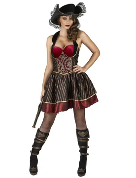 Barockes Piratenkostüm für Damen - female - KARNEVAL-MEGASTORE - FashionsVida