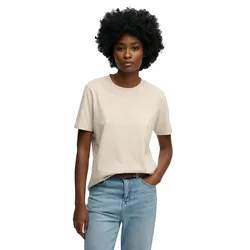 Maglietta A Maniche Corte Luxe Casual Relaxed Fit Peyote Beige XL