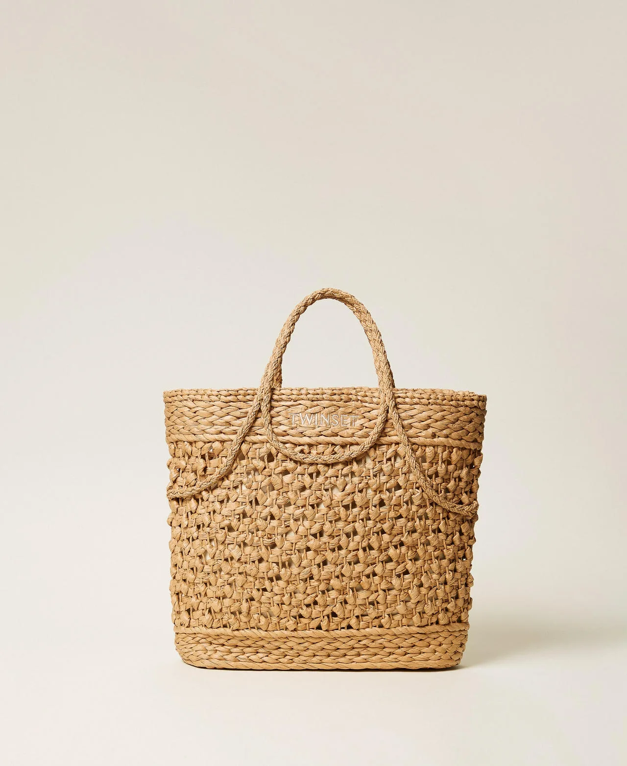 Twinset Cabas en raphia au crochet - TWINSET - FashionsVida