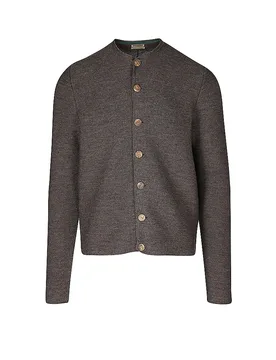 Cárdigan tradicional de punto ALOISIUS gris M - Gottseidank - FashionsVida