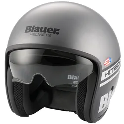 Casco Moto Jet Vintage Pilot 1.1 06 HT Grigio Opaco taglia XL
