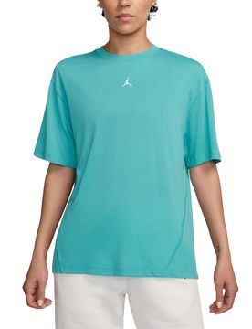 Sport Diamond Tee Washed Teal M Damen