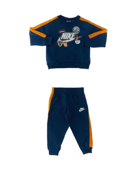 Nike Tuta 2pz BLU NAVY 5-6 - Nike - FashionsVida
