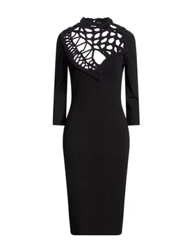 Vestido midi Mujer Negro L Mujer - Roberto Cavalli - FashionsVida