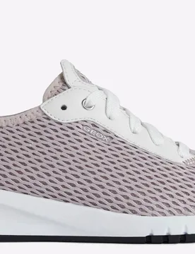 Aerantis Trainers Womens - Beige Leather - Size Uk 7.5 - Geox - FashionsVida