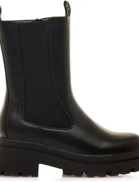 Botines estilo biker de mujer con piso grueso - mustang - FashionsVida