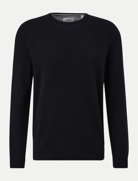RED LABEL Strickpullover Schwarz XXL