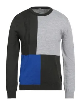 Pullover Herren Dunkelgrün L,M Herren - TAKESHY KUROSAWA - FashionsVida