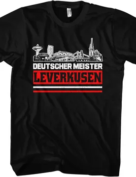 Leverkusen Jersey Fan Item Football City Skyline T-Shirt 100% Cotton O-Neck Short Sleeve Summer Casual Mens T-shirt Size S-3XL - Aliexpress - FashionsVida
