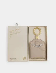 Mirror Keyring Gift Box Taupe female