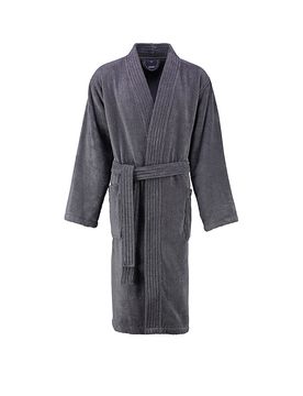 Herren-Bademantel (anthrazit) grau 50-52 herren