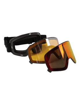 Extreme Magnetic Ski Goggle with Dual Lens CAT 3 - Black - Black - Size: ONE - Mountain Warehouse - FashionsVida