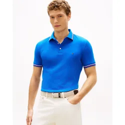 Polo de caballero de manga corta liso