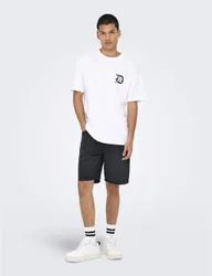 Pocket Rigid Denim Shorts Black male