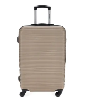 Valigia piccola champagne 4 ruote multidirezionali PR172P - PRIMA RIGA - FashionsVida