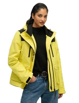 Giacca Colour Block Ult Windbreaker Yellow/Black XS