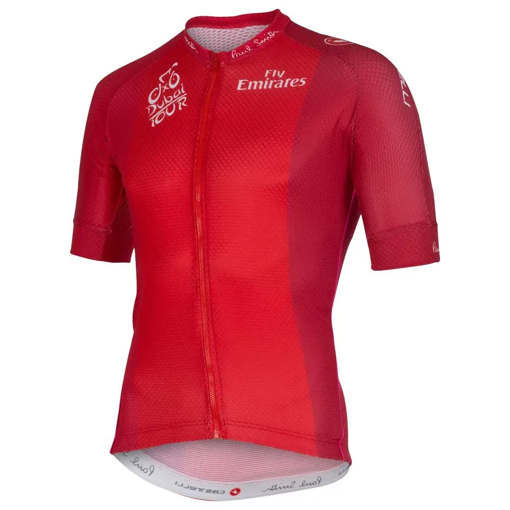 Maglia A Maniche Corte Dubai Red - Castelli - FashionsVida