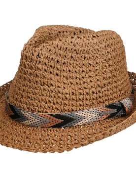 Medellin Crushable Straw Hat by - beige - Unisex - Size: One Size - Chillouts - FashionsVida
