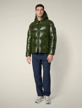 Para hombre. D31280M-LOVE21 Abrigo Edgard (M), Casual, Sostenible, Nylon reciclado