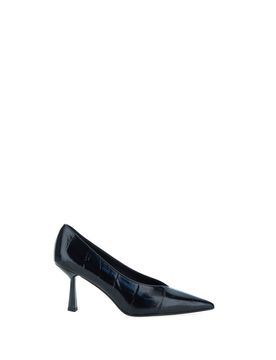 Décolleté in pelle NERO 41
