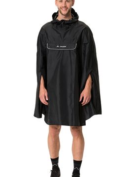 Valdipino poncho chaqueta impermeable ciclismo hombre Negro (XXL)