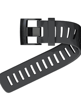 Bracelet d'extension gris en silicone pour Suunto D4i Novo