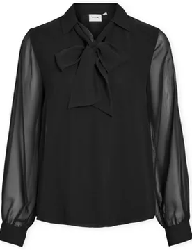 Blusen Top Daliana Kika - Black Beauty Fr 34;Fr 36;Fr 38;Fr 40;Fr 42 Female - Vila - FashionsVida