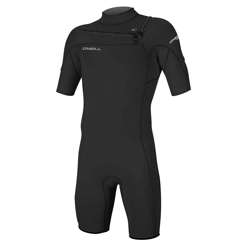 Shorty à Manches Courtes Avec Fermeture éclair Devant Hammer 2 Mm Spring Black / Black / Black MS - O´neill Wetsuits - FashionsVida