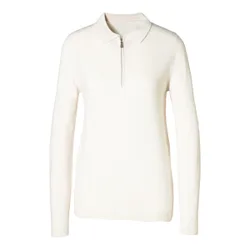 Zip-Pullover „Cashmerelike“ M beige