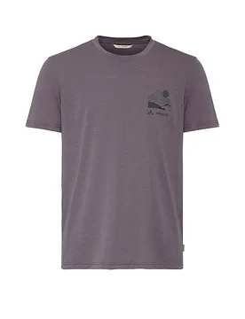 Camiseta funcional de hombre Tekoa Wool morado M - VAUDE - FashionsVida