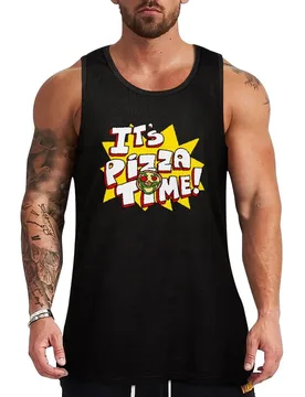 Pizza Time Tank Top High Stretch Tank Top Athletic Fit Workout Shirt - Aliexpress - FashionsVida