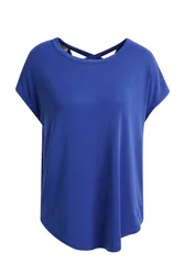 OVERIZE T-HIRT CROED BACK female