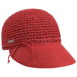 Uni Rollable Crochet Cap by - red - Unisex - Size: One Size